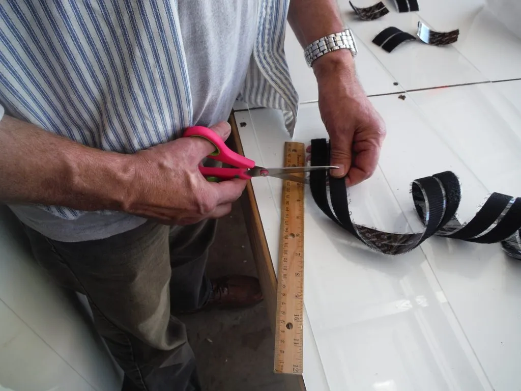 Adding side bumpers to your Robot Arena (cutting the velcro)