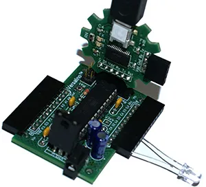 This is the way your setup should look once you have everything connected correctly.